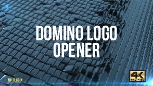 Videohive Domino Logo Opener Logo Stings template preview