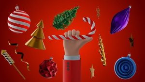 Videohive 3d Overlays for Christmas Broadcast-packages template preview