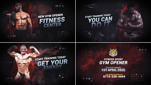 Videohive Fitness Sport Gym Promo // Fitness Sports Opener Openers template preview