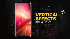 Videohive Vertical Beam Light Effects | After Effects Elements template preview