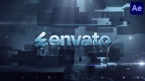 Videohive Space Box Logo for After Effects Logo Stings template preview