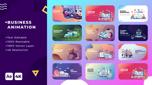 Videohive Business Animation | After Effects Elements template preview