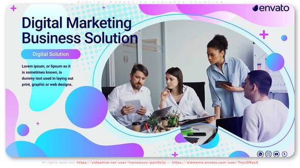 Videohive Digital Marketing Business Solution Product Promo template preview