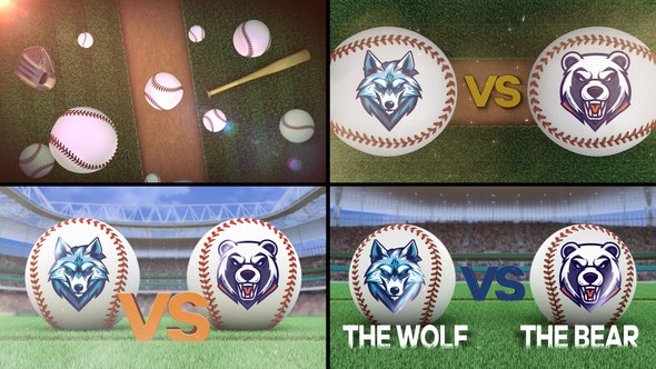 Videohive Baseball VS Logo Stings template preview
