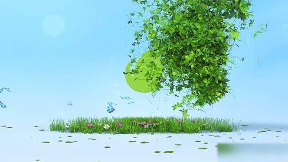 Videohive Nature Logo Reveal 45329596 Logo Stings template preview