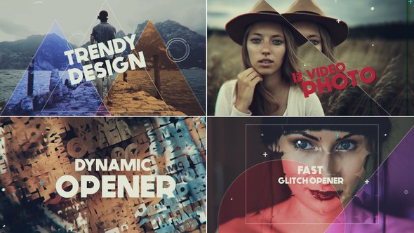 Videohive Fast Glitch Opener / Dynamic Intro Openers template preview