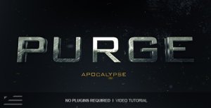 Purge Trailer Video Displays template preview