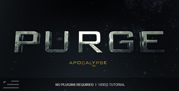 Purge Trailer Video Displays template preview