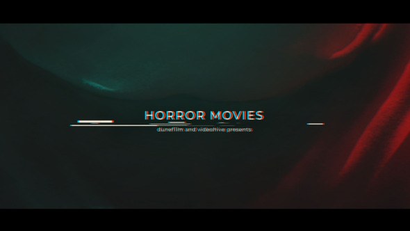 Videohive Horror Movies Titles V2 Titles template preview