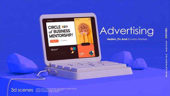Videohive Short Advertising Mockup Ver 0.6 Logo Stings template preview