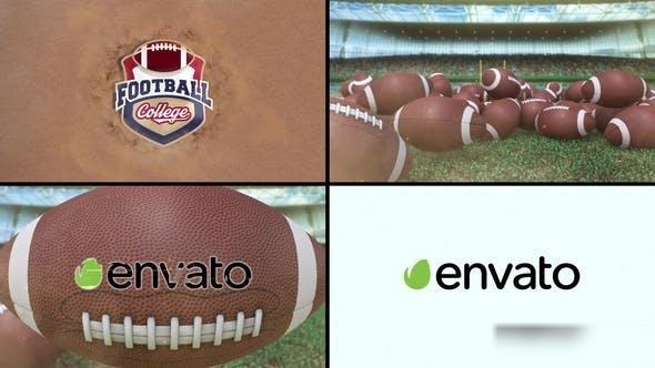 Videohive American Football Logo Reveal 3 Logo Stings template preview