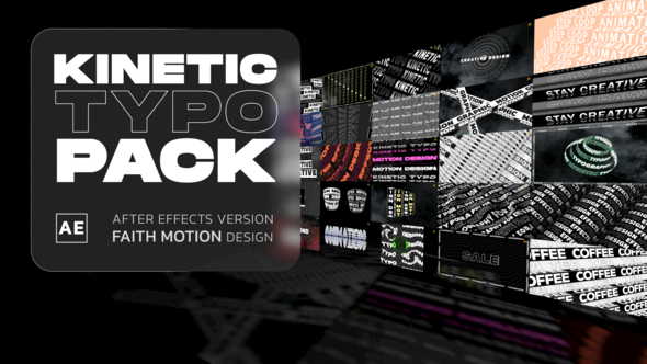 Videohive Kinetic Typography 39379200 Titles template preview