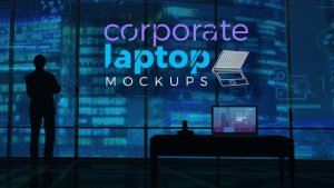 Corporate Laptop Mockups Video Displays template preview