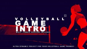 Videohive Volleyball Game Promo Openers template preview