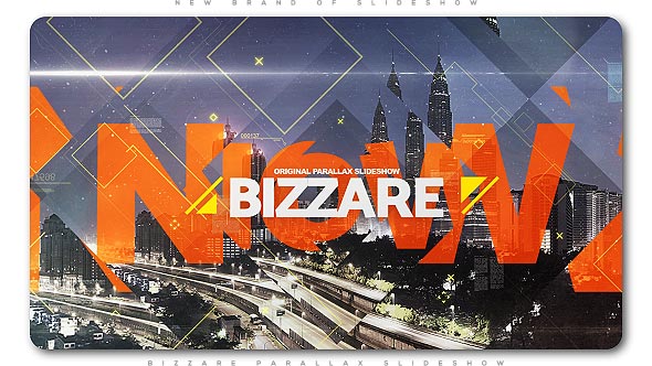 Videohive Bizarre Parallax Slideshow Video Displays template preview