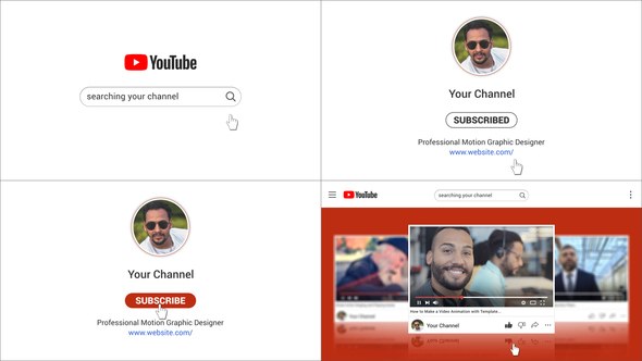 Videohive Youtube Promotion 45274462 Elements template preview