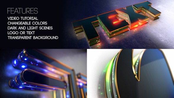 Videohive Futuristic Logo 31011224 Logo Stings template preview