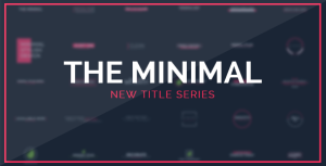 The Minimal Video Displays template preview