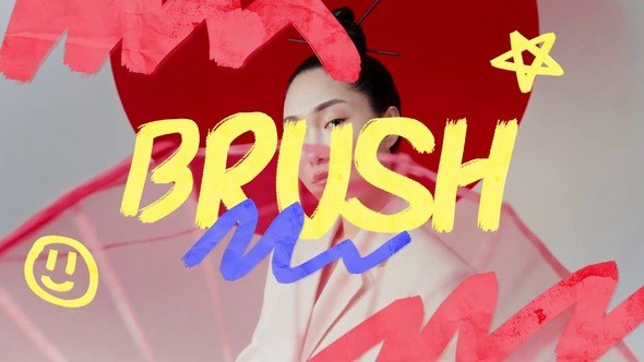 Videohive Brush Typogtaphy and Elements Elements template preview