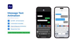 Videohive Text Message 50101465 Elements template preview