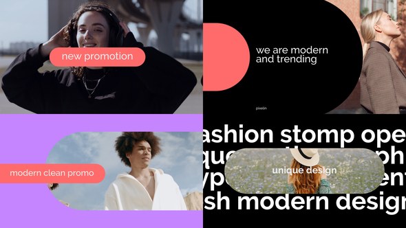 Videohive Stomp Fashion Slideshow Broadcast-packages template preview