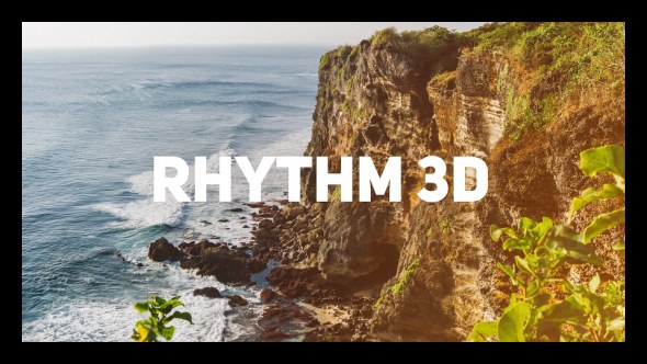Videohive Rhythm 3D Opener Openers template preview