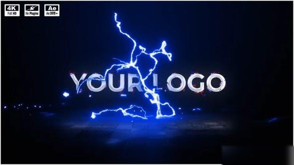 Videohive Lightning Logo Reveal 48999403 Logo Stings template preview