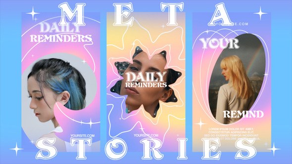 Videohive Meta Stories Pack Elements template preview