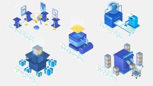 Videohive NFT 3D Isometric Concepts Elements template preview