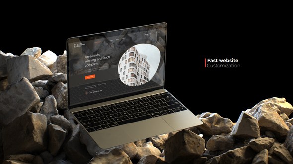 Videohive Trendy Website Promo // Laptop Mockup Product Promo template preview