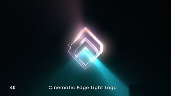 Videohive Cinematic Edge Light Logo Reveal Logo Stings template preview