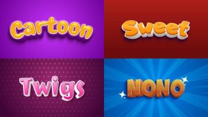 Videohive Text Effect - Cartoon Style 01 Titles template preview