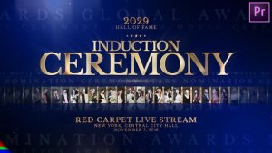 Awards | Hall of Fame Premiere Pro template preview