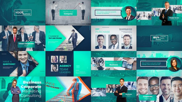 Videohive Corporate Business 23029710 Video Displays template preview