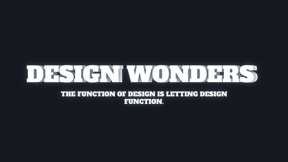 Videohive Kinetic Title Animation Titles template preview