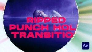 Videohive Ripped Punch Hole Transitions | After Effects Elements template preview