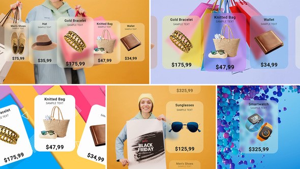 Videohive Carousel Glass Sliders Openers template preview