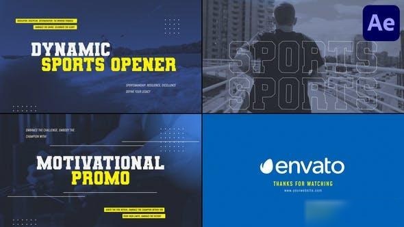 Videohive Dynamic Sports Opener for After Effects Openers template preview