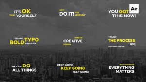 Videohive Clean Simple Titles /Ae Titles template preview