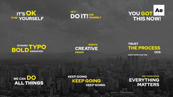 Videohive Clean Simple Titles /Ae Titles template preview