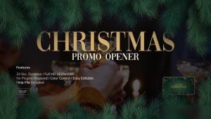 Videohive Merry Christmas Promo 49411285 Openers template preview