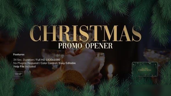 Videohive Merry Christmas Promo 49411285 Openers template preview