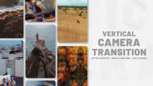 Videohive Vertical Camera Transition Elements template preview