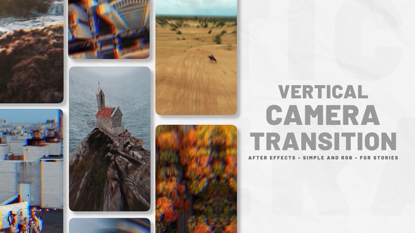 Videohive Vertical Camera Transition Elements template preview