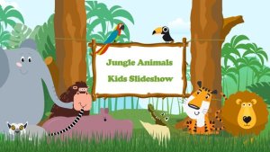 Videohive Jungle Animals Kids Slideshow Video Displays template preview
