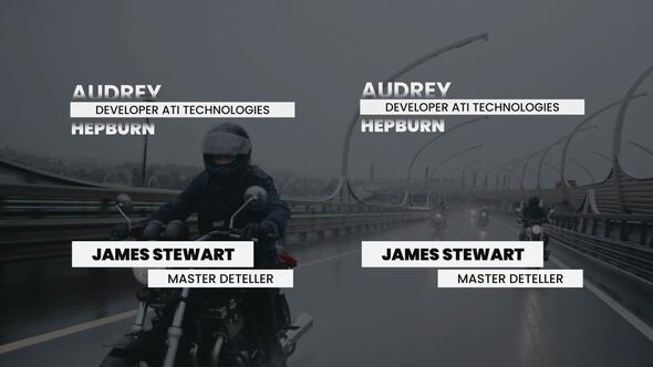 Videohive Lower Thirds RGB Titles template preview
