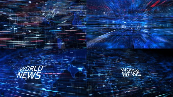 Videohive World News Intro Broadcast-packages template preview