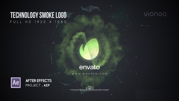 Videohive Technology Smoke Logo