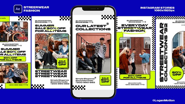 Videohive Streerwear Fashion Broadcast-packages template preview