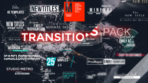 Transitions Pack Video Displays template preview